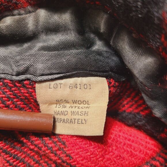 Vintage Sears King Road Shop Mens Large Button Flannel Full Cut Long Sleeve 70s - Picture 4 of 9